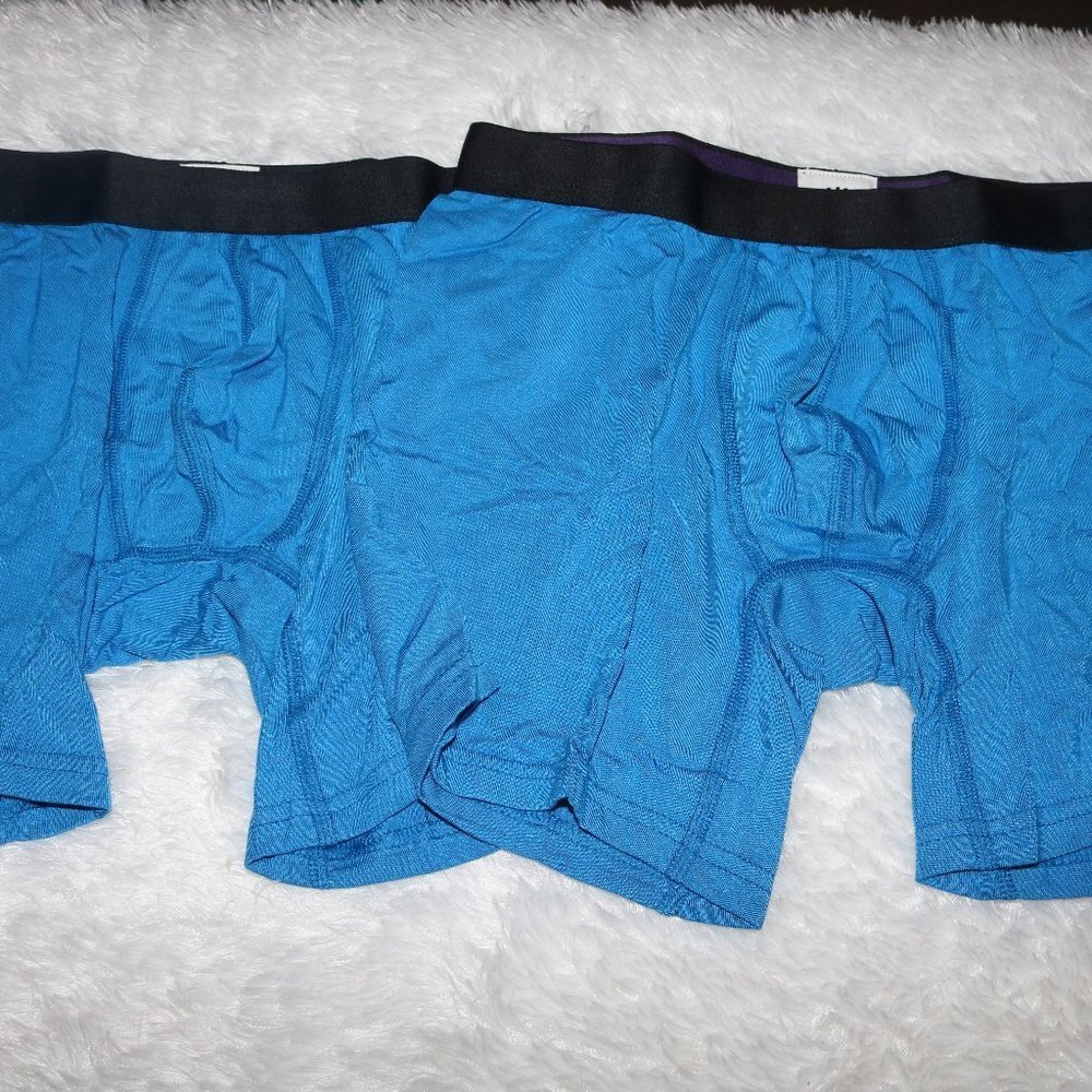 MeUndies boxer briefs solid blue size medium pack of 2 - NWOT